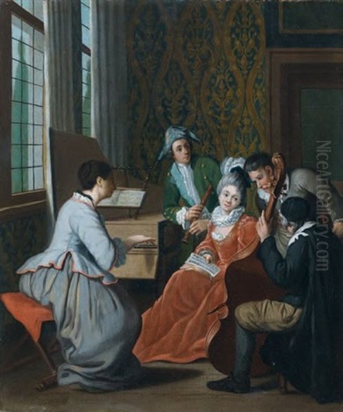 Le Concert Dans Un Salon - view 1