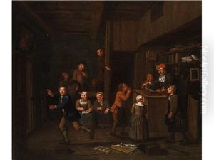 Der Strenge Schulunterricht by Jan Josef Horemans the Elder