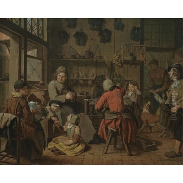 The Interior Of A Cobbler's Shop - view 1