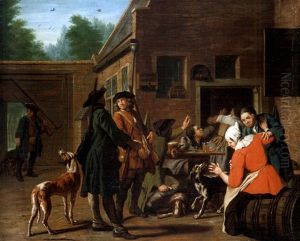Die Ruckkehr Von Der Jagd by Jan Josef Horemans the Elder