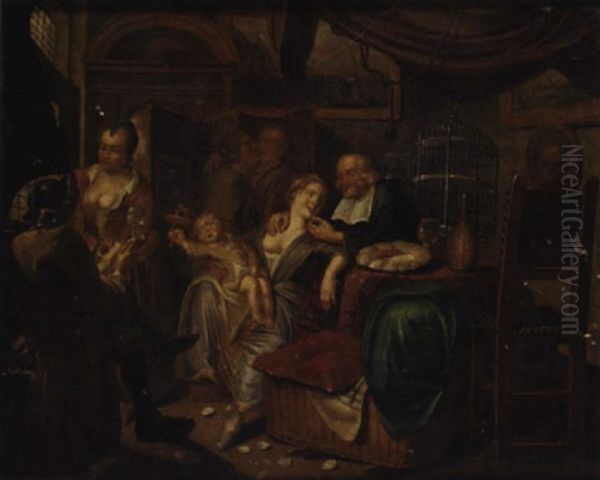 An Interior With A Family - view 1