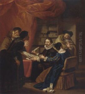 The Lawyer's Office by Jan Josef Horemans the Elder