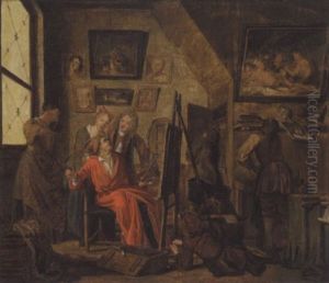 Besog I Malerens Atelier by Jan Josef Horemans the Elder