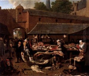 Fischmarkt by Jan Josef Horemans the Elder