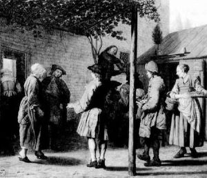 Scene D'auberge by Jan Josef Horemans the Elder