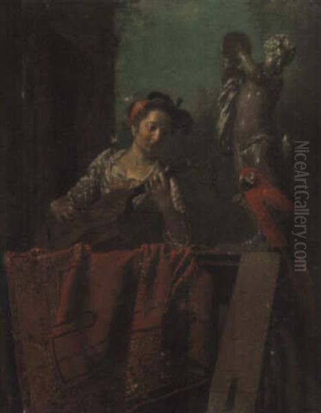 La Guitariste Et Le Perroquet - view 1