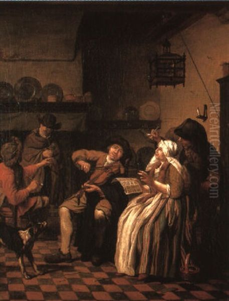 Peasants Merrymaking In A Tavern - view 1