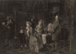 Le Concert Au Violon by Jan Josef Horemans the Elder