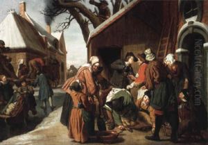 Allegorie De L'hiver by Jan Josef Horemans the Elder