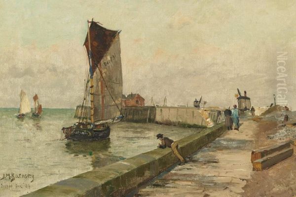 Study For La Jetee Du Pollet - Dieppe - view 1