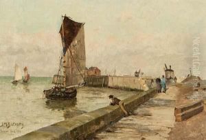 Dieppe. by James Macdonald Barnsley