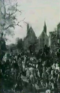 Kermesse Flamande by Jan Josef Horemans the Elder