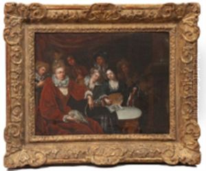 Le Concert by Jan Josef Horemans the Younger