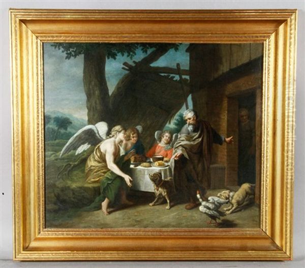 Abraham And The Three Angels - view 1