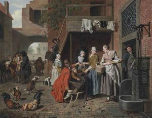 The Mussel Vendor by Jan Josef Horemans the Younger