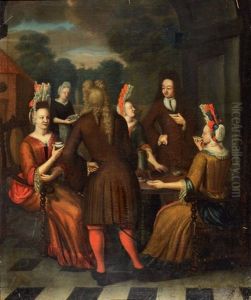 L'heure Du Cafe by Jan Josef Horemans the Younger
