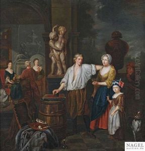 Im Atelier Des Kunstlers by Jan Josef Horemans the Younger
