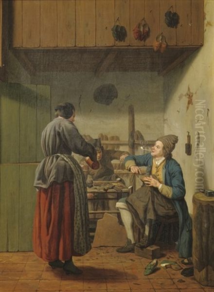 A Cobbler In His Workshop - view 1