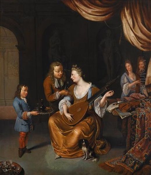 Interior Scene With Elegant Company - view 1