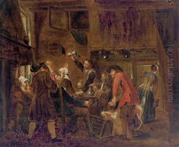 Streitende Zecher Im Wirtshaus - view 1