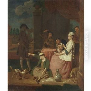 La Partita A Carte by Jan Josef Horemans the Younger