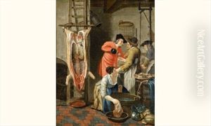 Carcasse De Porc by Jan Josef Horemans the Younger