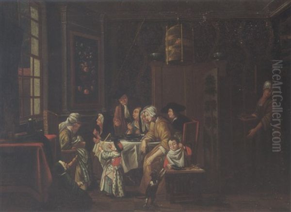 An Elegant Interior With A Maternity Visit - view 1