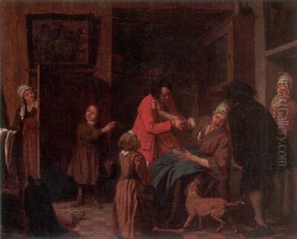 A Doctor Bleeding A Patient - view 1