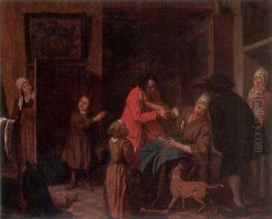 A Doctor Bleeding A Patient by Jan Josef Horemans the Younger