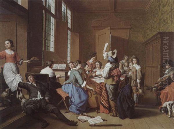Musizierende Gesellschaft - view 1