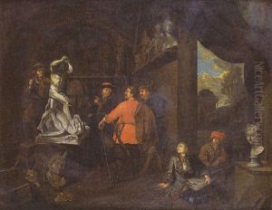 L'atelier Du Sculpteur by Jan Josef Horemans the Younger