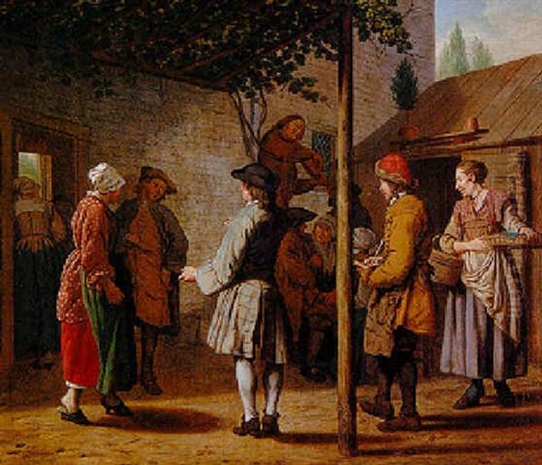 Musiciens Devant L'auberge - view 1