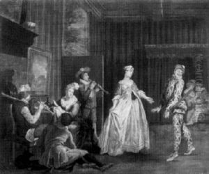 Harlekin Bittet Zum Tanz by Jan Josef Horemans the Younger
