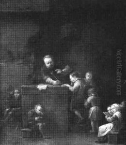 The Schoolroom by Jan Josef Horemans the Younger
