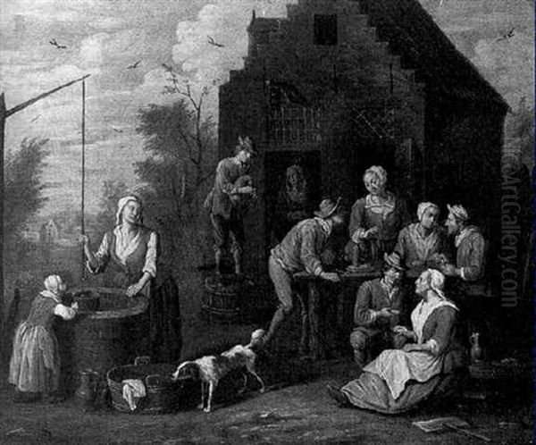 Peasants Taking Refreshment - view 1