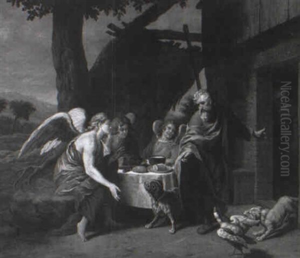 Abraham And The Three Angels - view 1