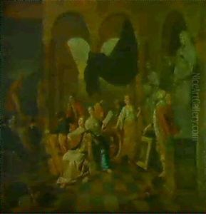 Allegorie Des Sens: L'ouie Et Le Toucher