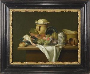 Kitchen Still Life by Pieter Jacob Horemans