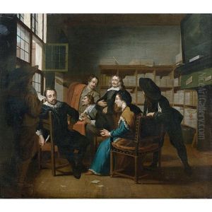 Le Contrat De Mariage by Pieter Jacob Horemans