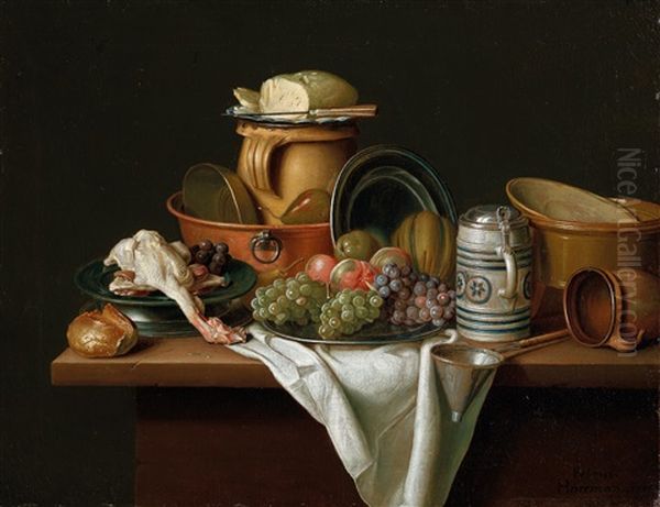 A Kitchen Still Life With Dishes - view 1