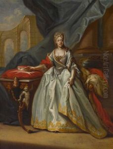 Markgrafin Maria Anna Josepha Auguste Von Baden-baden, Prinzessin Von Bayern by Pieter Jacob Horemans