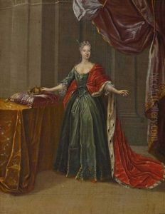 Bildnis Einer Furstin (wohl Maria Antonia Walburgis, Kurfurstin Von Sachsen, Prinzessin Von Bayern) by Pieter Jacob Horemans
