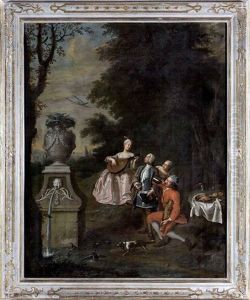 Vornehme Gesellschaft Im Park