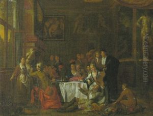 Festliches Zechgelage by Pieter Jacob Horemans