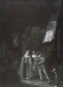 Harlekinade by Pieter Jacob Horemans