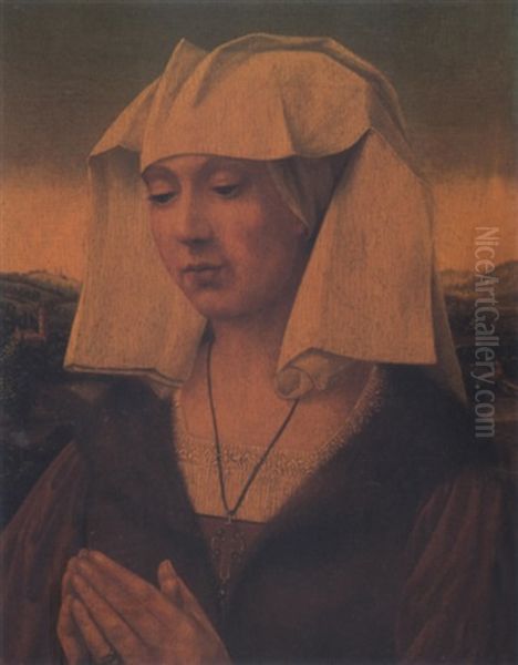 Portrait Of A Lady In A Landscape - view 1
