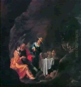 Lot Und Seine Tochter by Hans Johans Horions