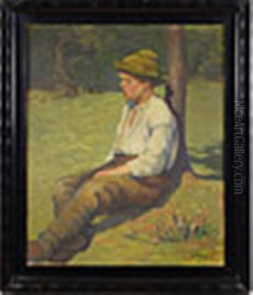 Resting Boy - view 1