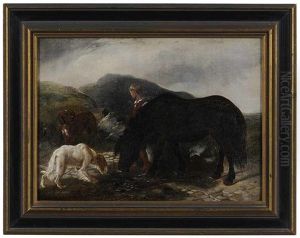 A Highland Burn by George William Horlor
