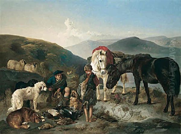 A Day's Sport In Perthshire - Preparing For The Return - view 1